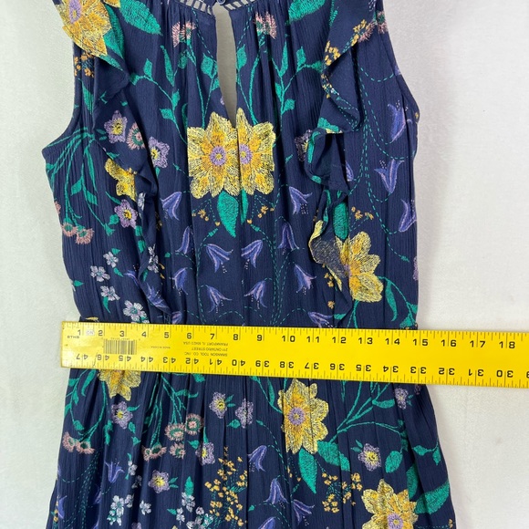 Old Navy Rayon Floral Ruffle Lace Maxi Dress - Picture 5 of 12
